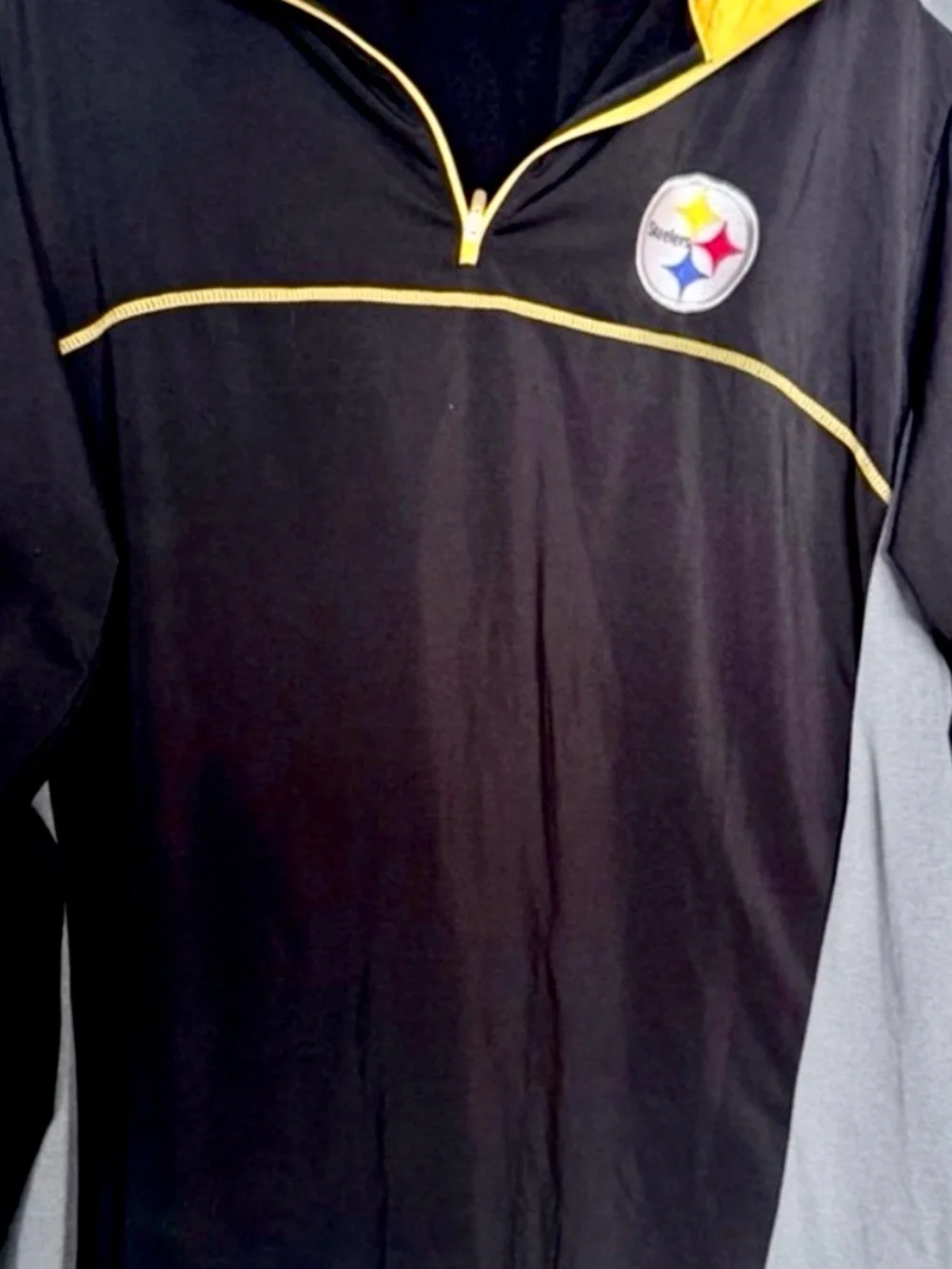 Pittsburgh Steelers Quarter-Zip Athletic Wear Pullover XL